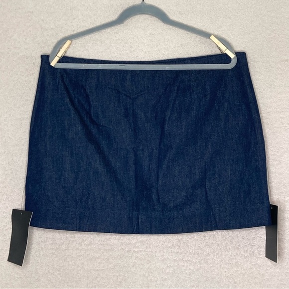 Tuckernuck Denim Taryn Mini Skirt-Navy Blue-Women’s XXL-Casual-Summer-Spring-NEW - Picture 4 of 11